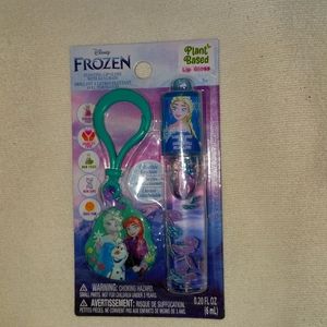 Disney Frozen floatin lip gloss key chain/ bag charm "blueberry" plant-b…